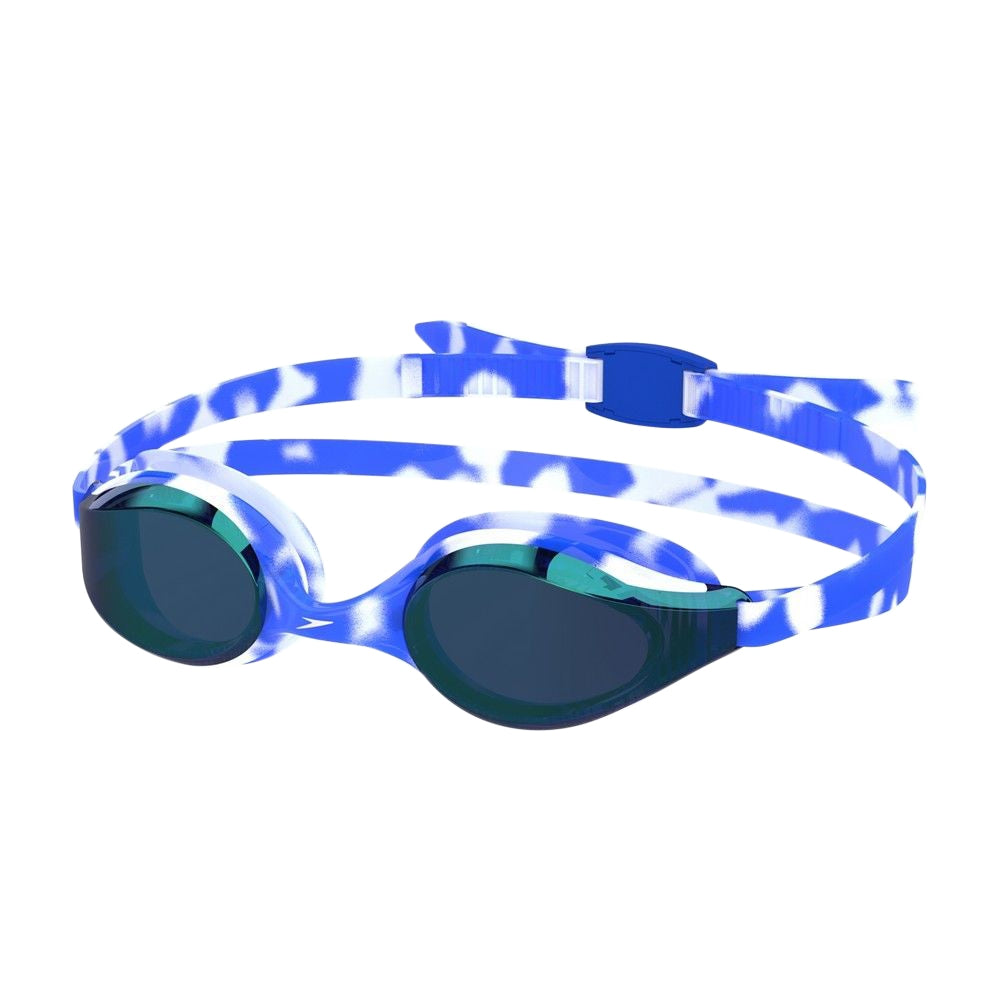 Speedo Kids Hyper Flyer Mirrored Swimming Goggles in Blue Color