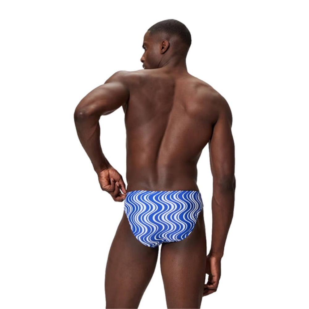 Speedo Mens Print Beachstar Brief Swimsuits in Multi Color
