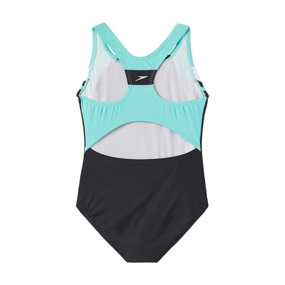 Speedo Kids Infinity Splice 1 Swimsuits in Black Color