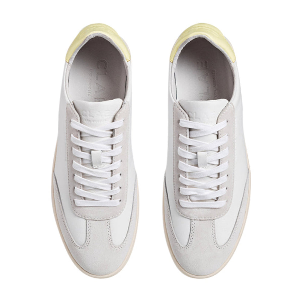 Clae Mens Deane Sneakers in White Color