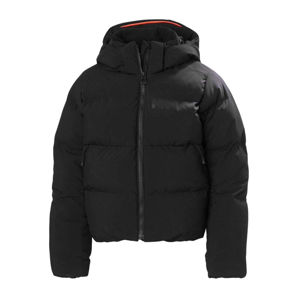 Helly Hansen Kids Nora Short Puffy Jkt Skiing & Snowboarding Jackets in Black Color