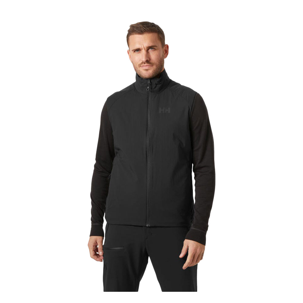 Helly Hansen Mens Odin Lt Stretch Vest Insulated Outerwear in Black Color