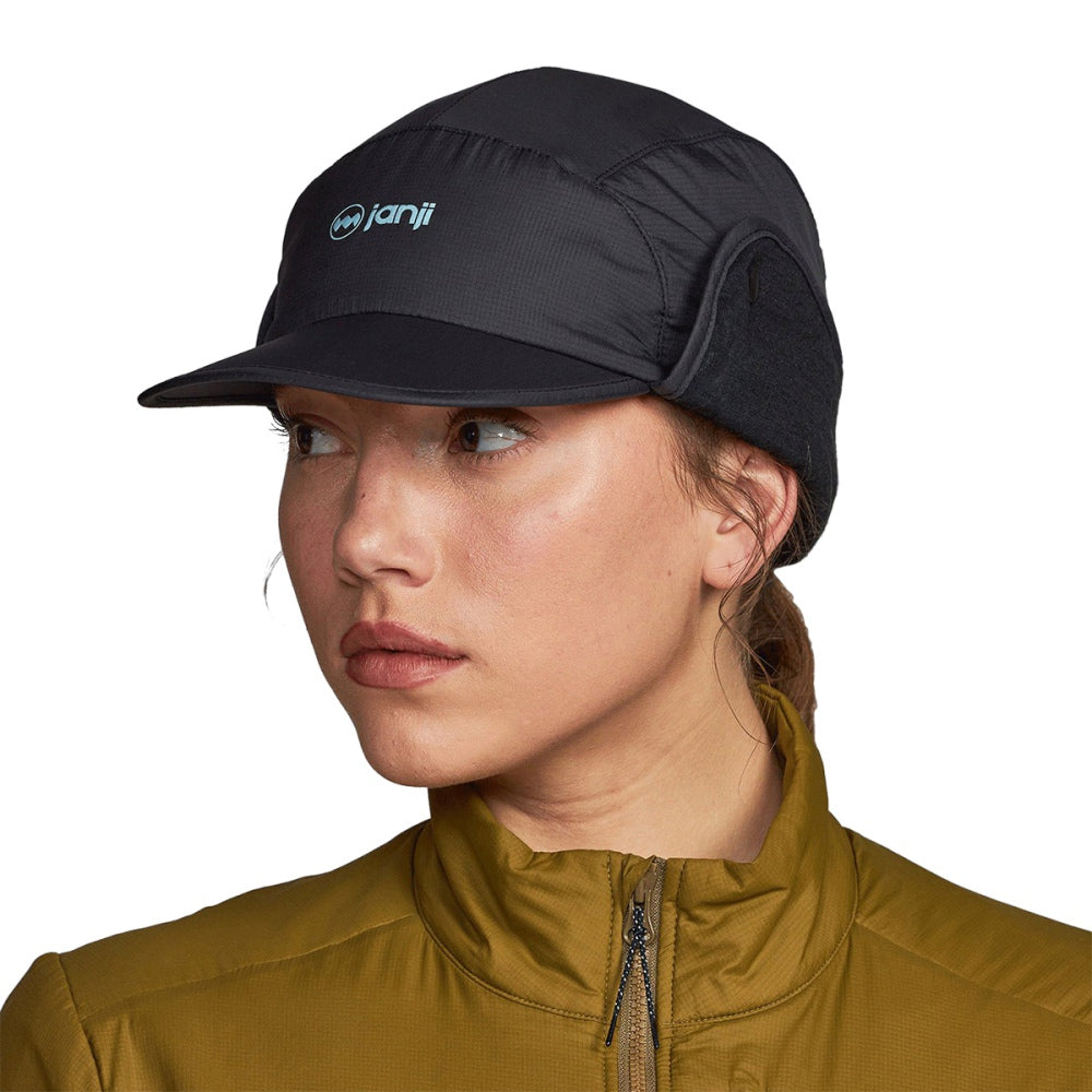 Janji Unisex Thermalrunner Insulated Winter Hats in Black Color