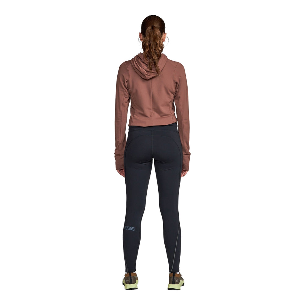 Janji Womens Aurora Fleece Tight in Black Color