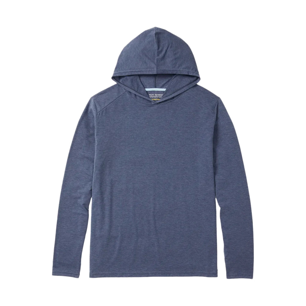 Fair Harbor Clothing Pbc Mens Seabreeze Hoodie Pullover in Blue Color