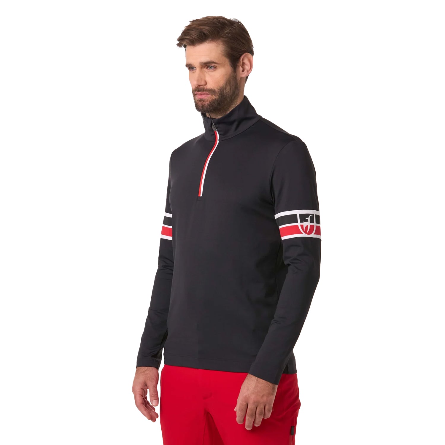 MATEO M 1/2 ZIP | 100-BLACK