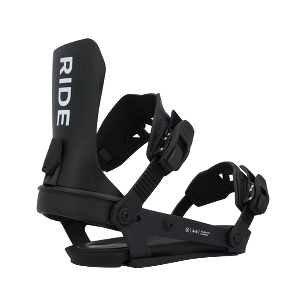 Ride Mens A-8 25/26 Snowboard Bindings in Black Color