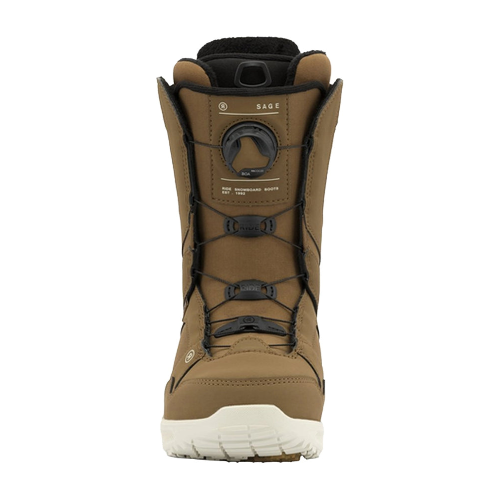 Ride Womens Sage 25/26 Snowboard Boots in Brown Color