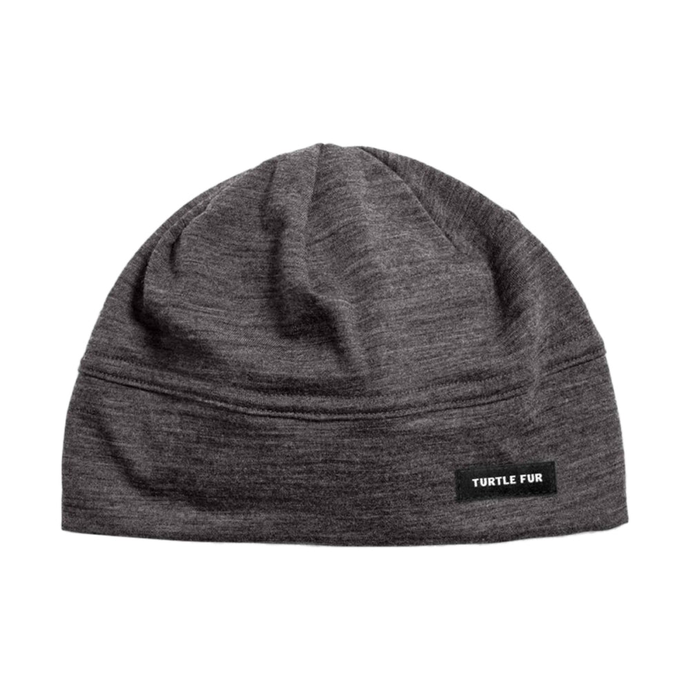Turtle Fur Unisex Merino Beanie Winter Hats in Grey Color
