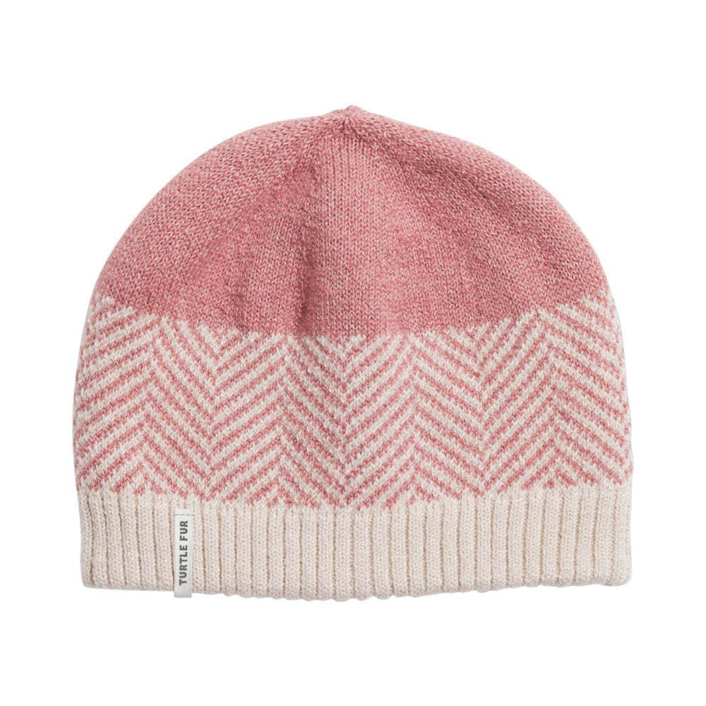 Turtle Fur Womens Haring Beanie Winter Hats in Pink Color
