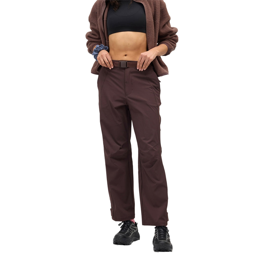 Halfdays Womens Bastille Trail Pany Pants in Brown Color