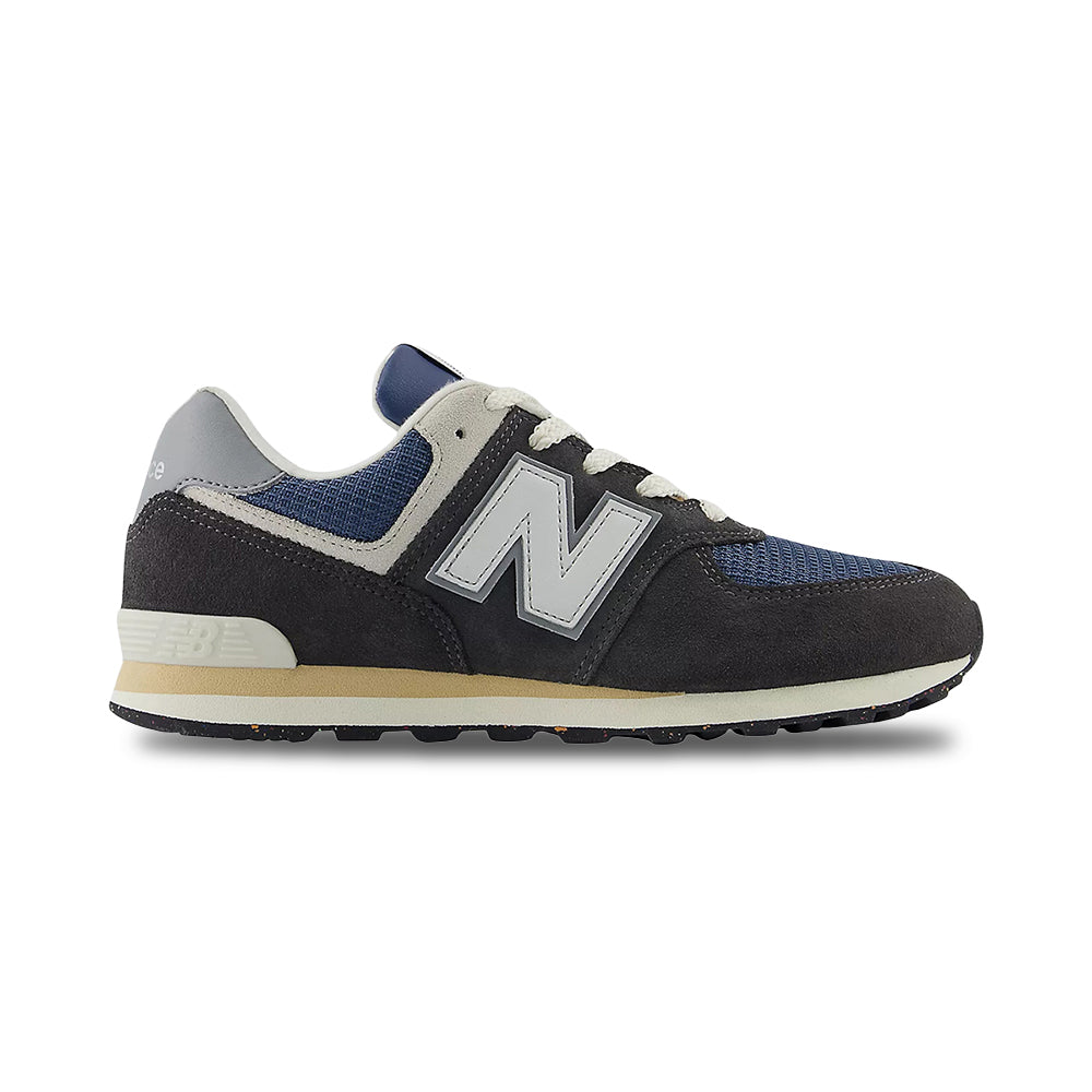 New Balance Kids 574 Sneakers in Black Color