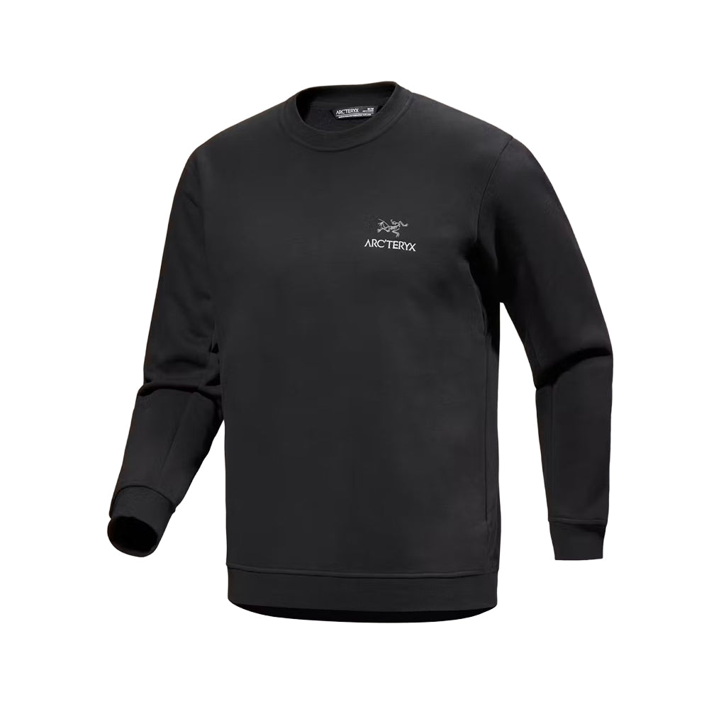 EMBLEM FLEECE CREW M | BLACK