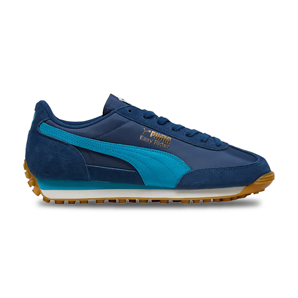 Puma Mens Easy Rider Vintage Sneakers in Blue Color