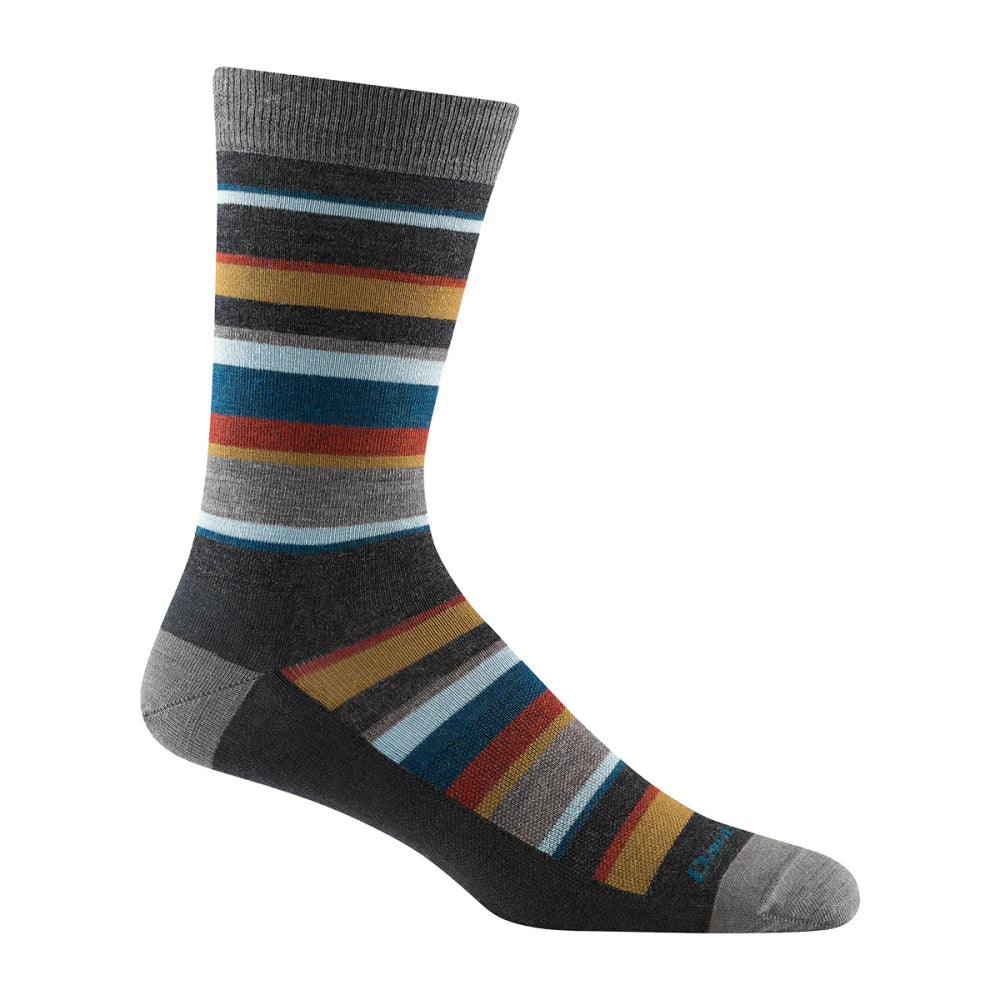 Darn Tough Vermont Mens Druid Lightweight Crew Socks in Multi Color