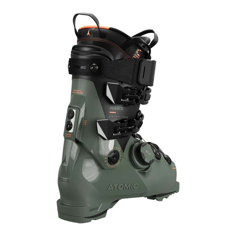 Atomic Mens Hawx Prime 120S BOA Ski Boots in Green Color