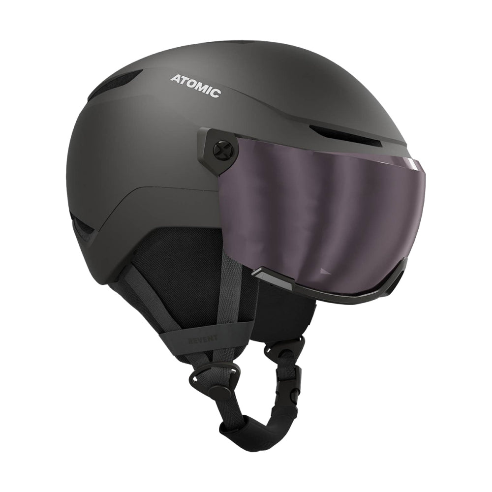 Atomic Kids Revent Visor Kids Skiing & Snowboarding Helmets in Black Color