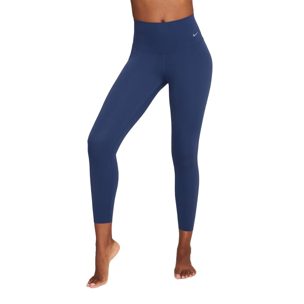 Nike Womens Zenvy Gentle Support Hw Tights in Blue Color