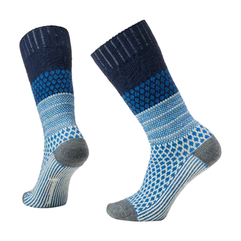 Smartwool Unisex Everyday Popcorn Cable S Socks in Blue Color