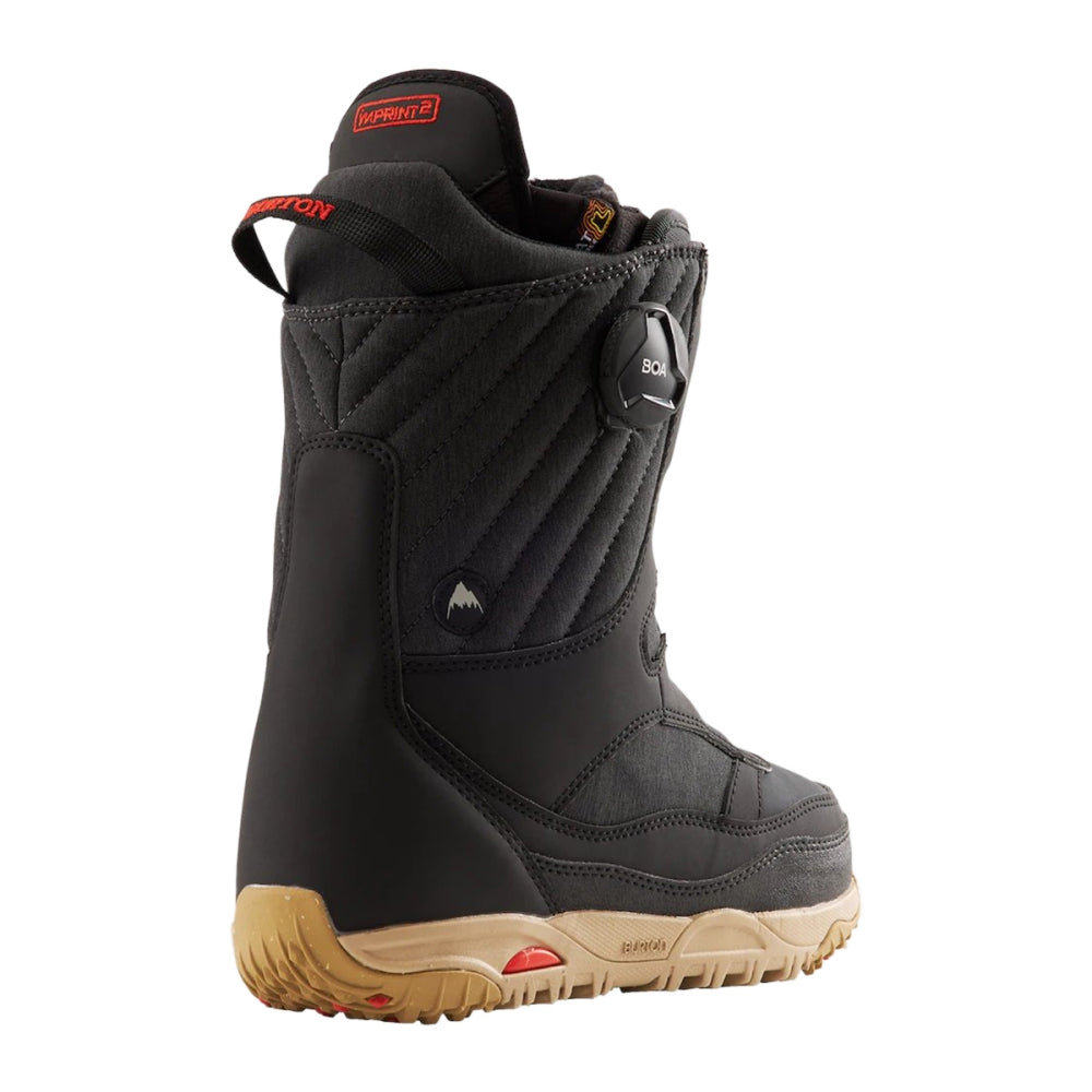 Burton Womens Limelight BOA Snowboard Boots in Black Color
