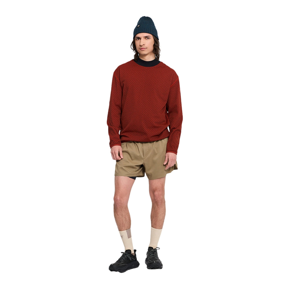 Ciele Athletics Mens Vlv Mockneck Tops in Red Color