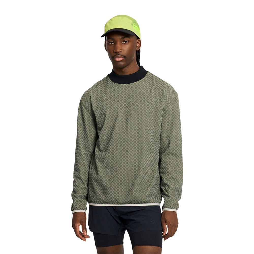 Ciele Athletics Mens Vlv Mockneck Tops in Green Color