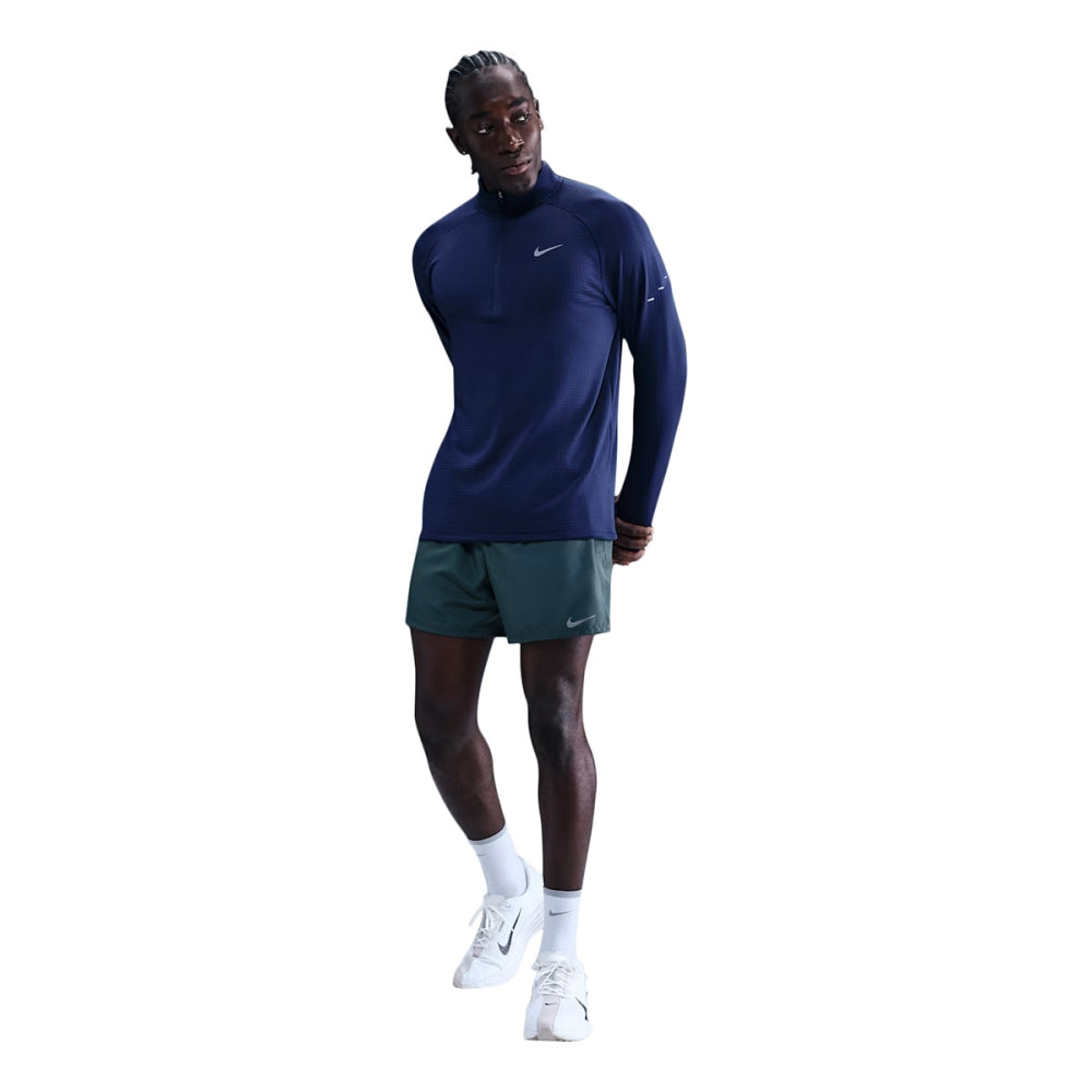 Nike Mens Tf Repel Winterized 1/ Running Jackets in Blue Color