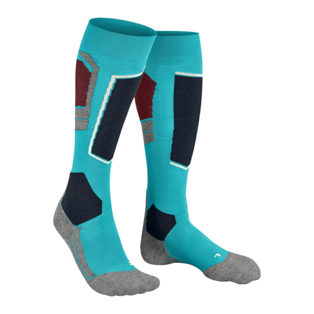 Falke Womens Sk4 Lightweight Cushi Socks in Blue Color
