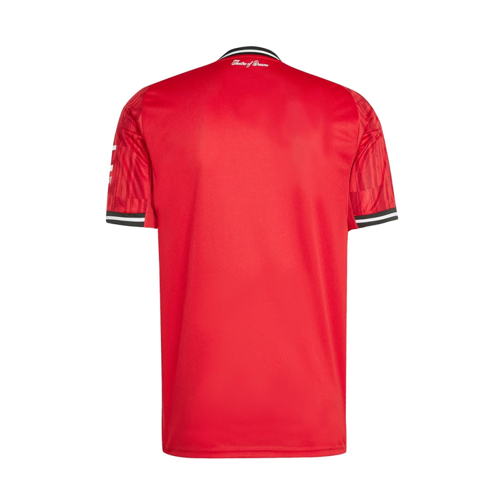 Adidas Mens Man Untd home replica jersey Fan Apparel in Red Color