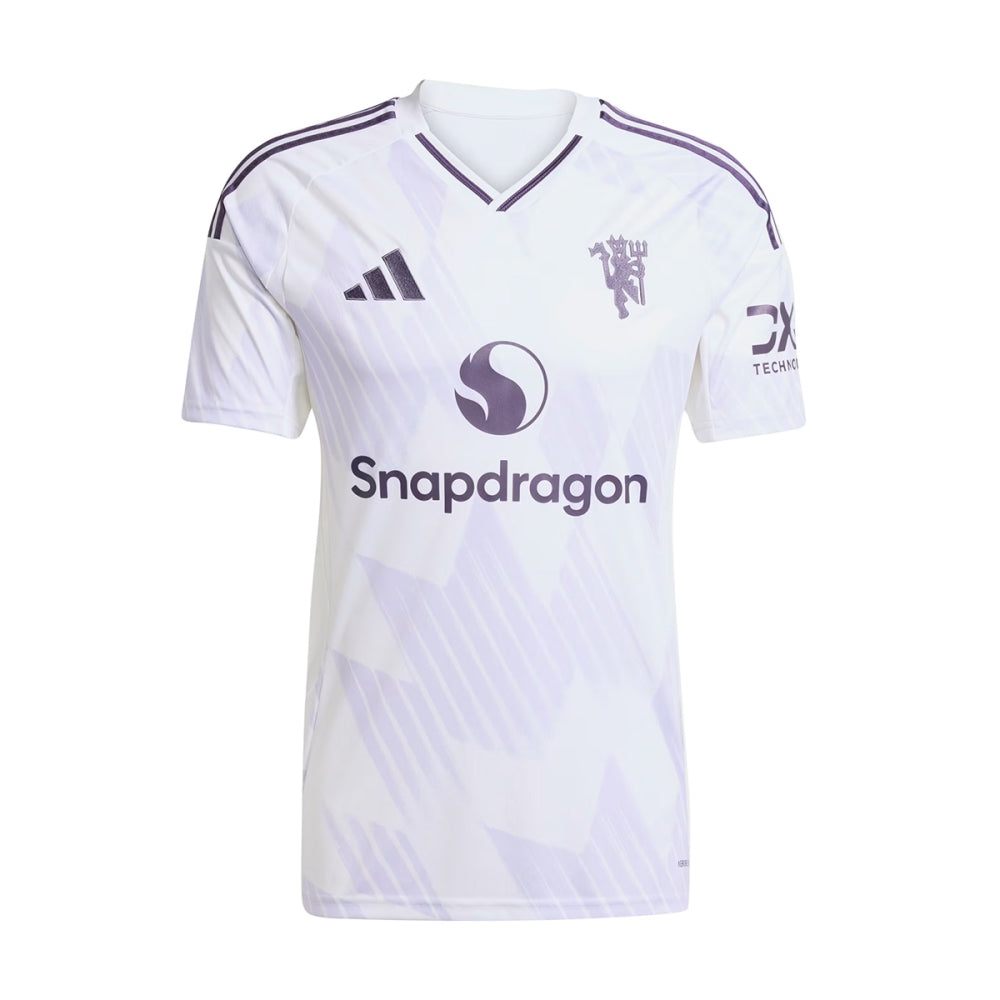 Adidas Mens Man Untd away replica jersey Fan Apparel in White Color