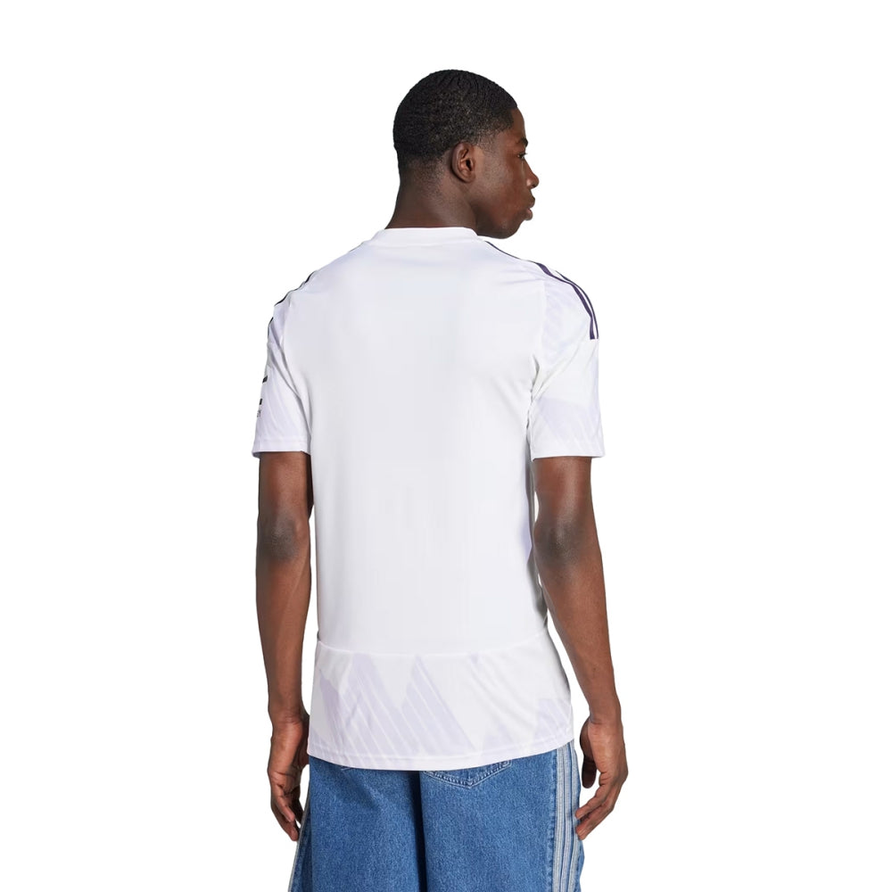 Adidas Mens Man Untd away replica jersey Fan Apparel in White Color