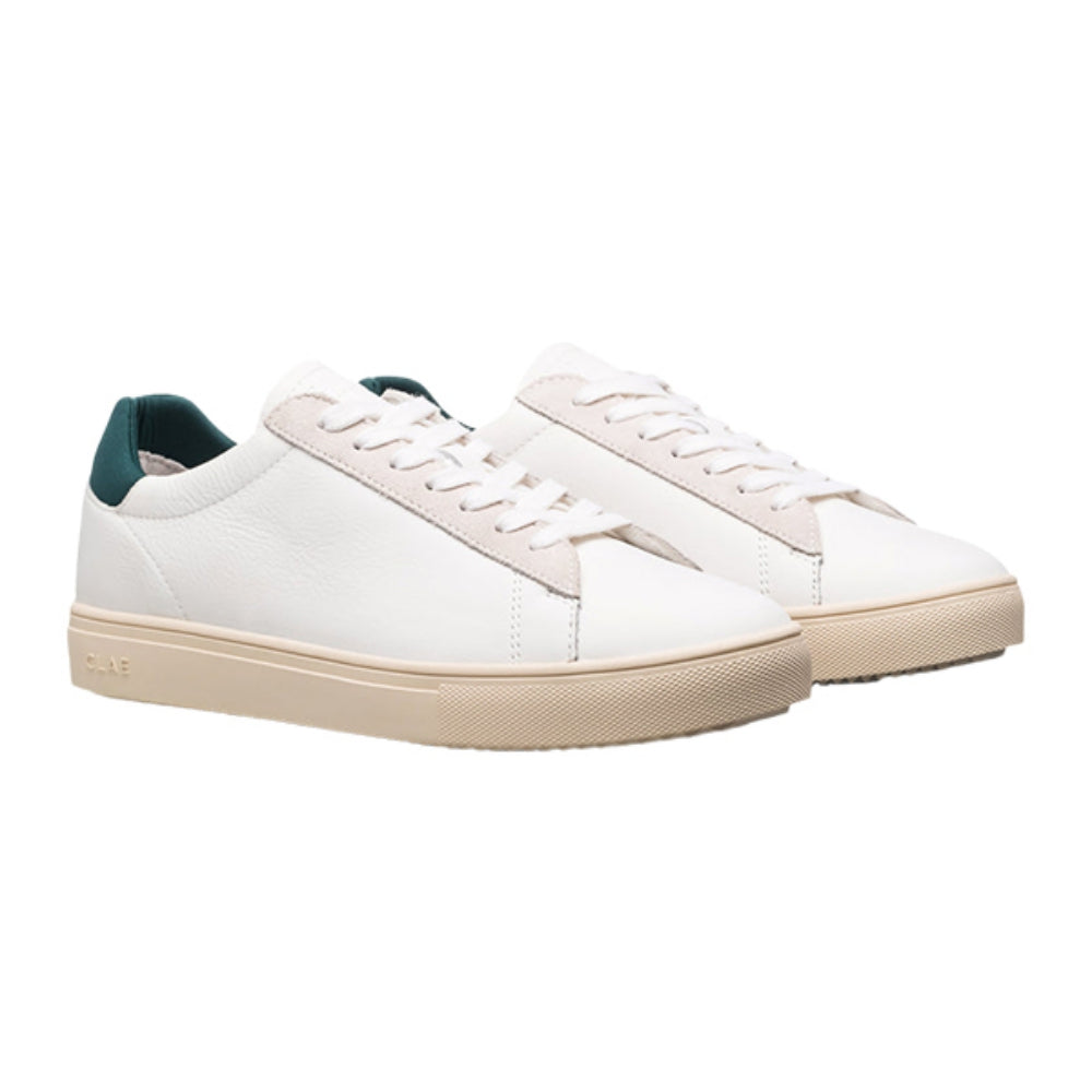Clae Mens Bradley Sneakers in White Color