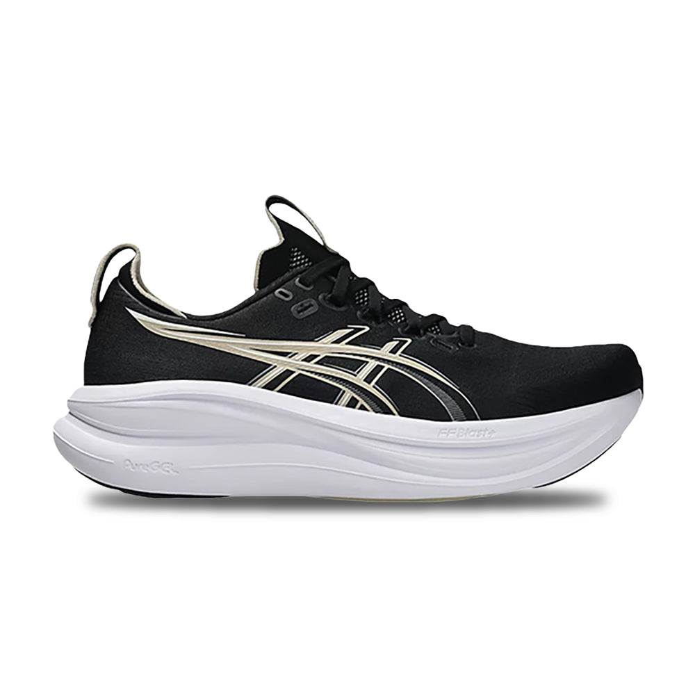 Asics Mens GEL-Nimbus 28 Running Shoes in Black Color