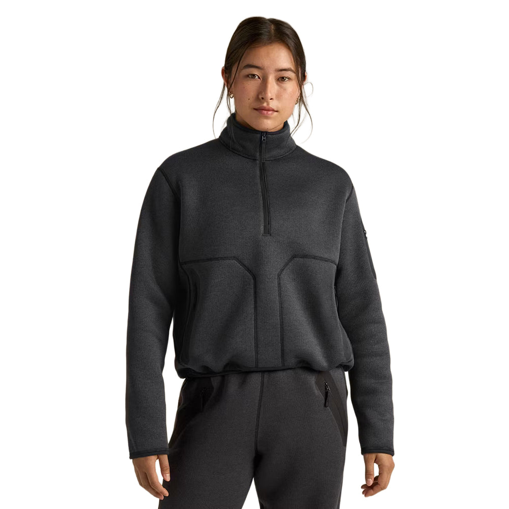 COVERT 1/2 ZIP W | BLACK HEAT