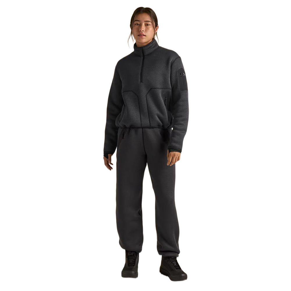 COVERT 1/2 ZIP W | BLACK HEAT