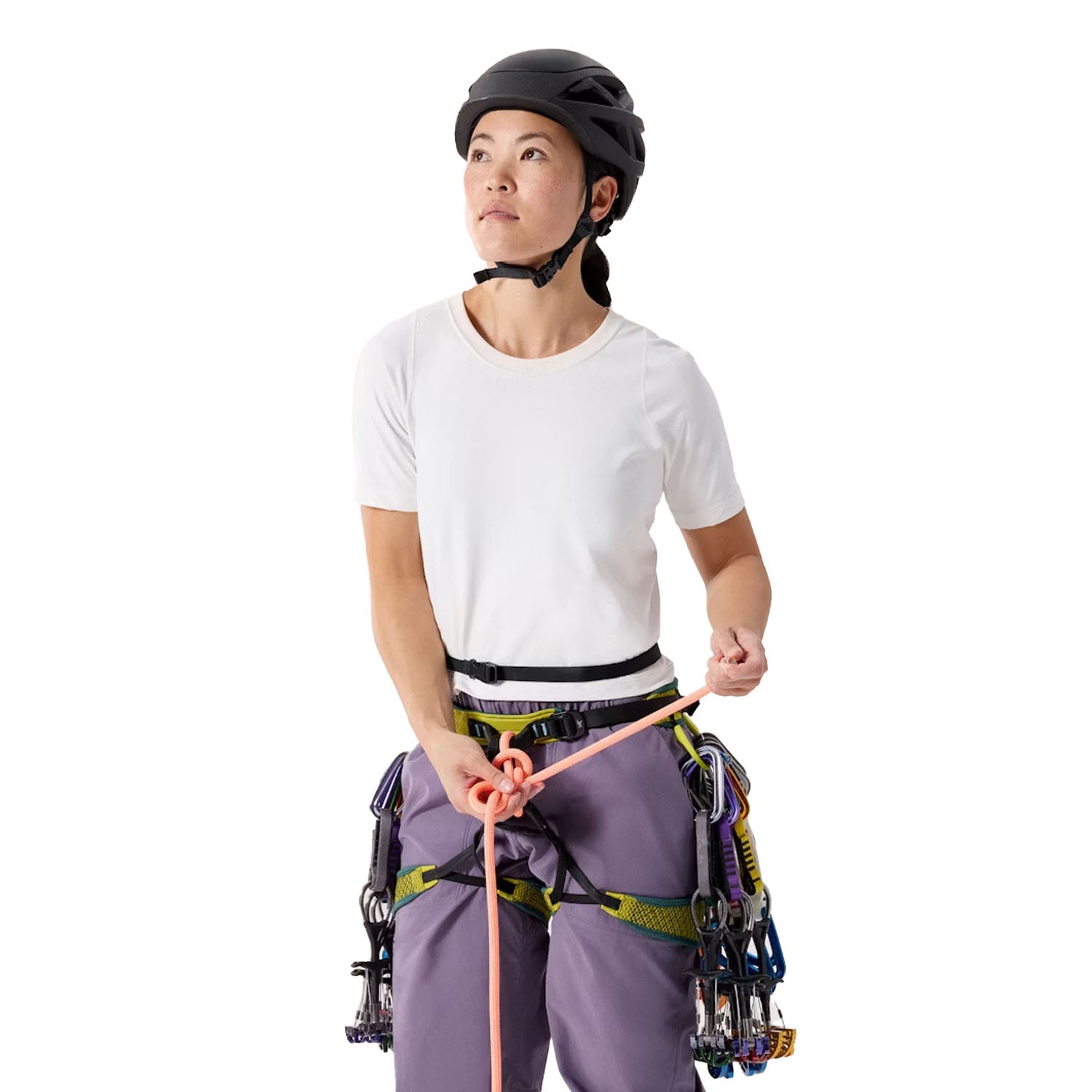 Arc'Teryx Ion SL Chalkbag Climbing Helmets in Yellow Color