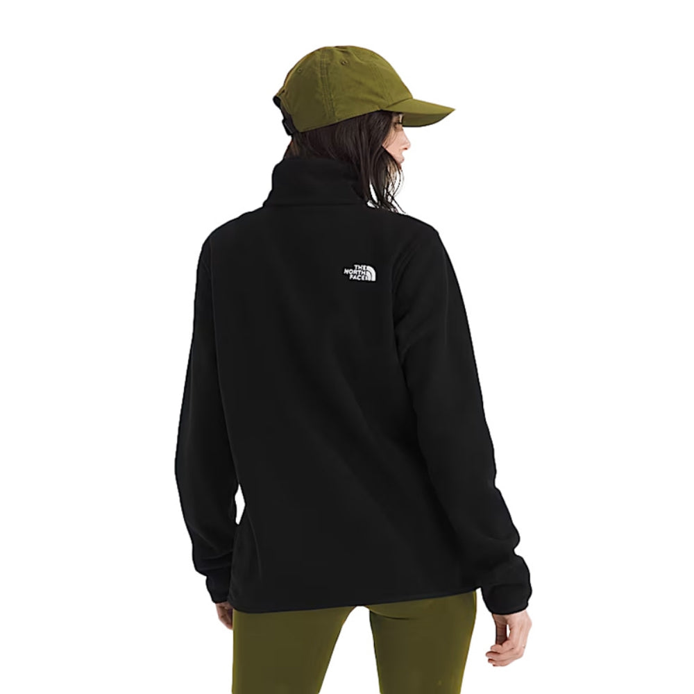 The North Face Womens Glacier Fleece Midlayer in Black Color