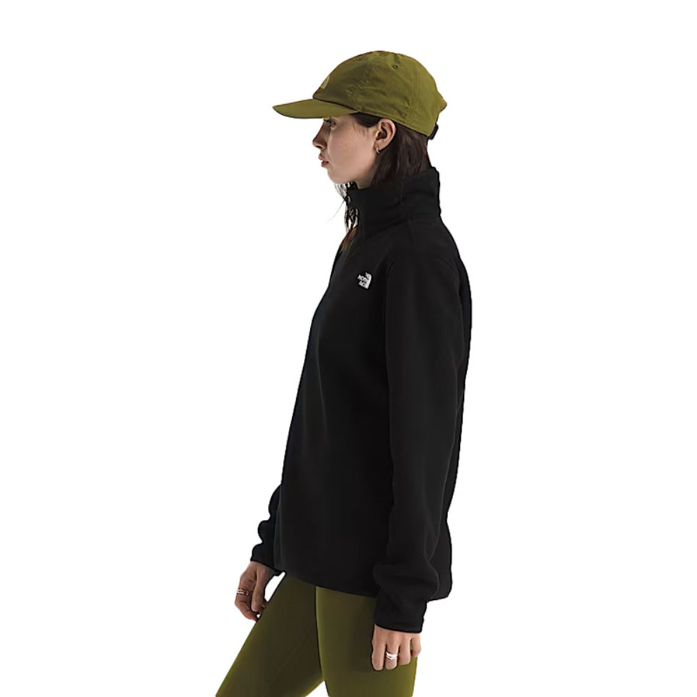 The North Face Womens Glacier Fleece Midlayer in Black Color