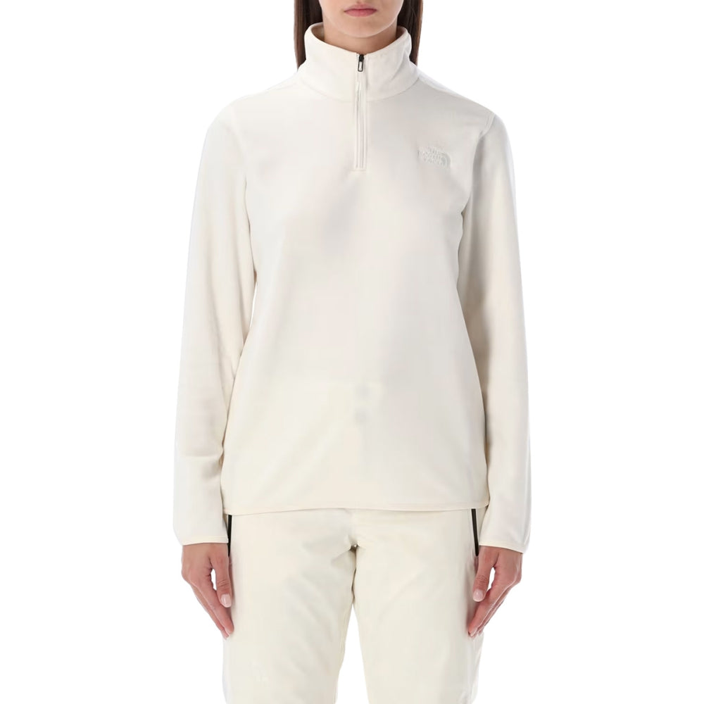 The North Face Womens Glacier Fleece Midlayer in White Color