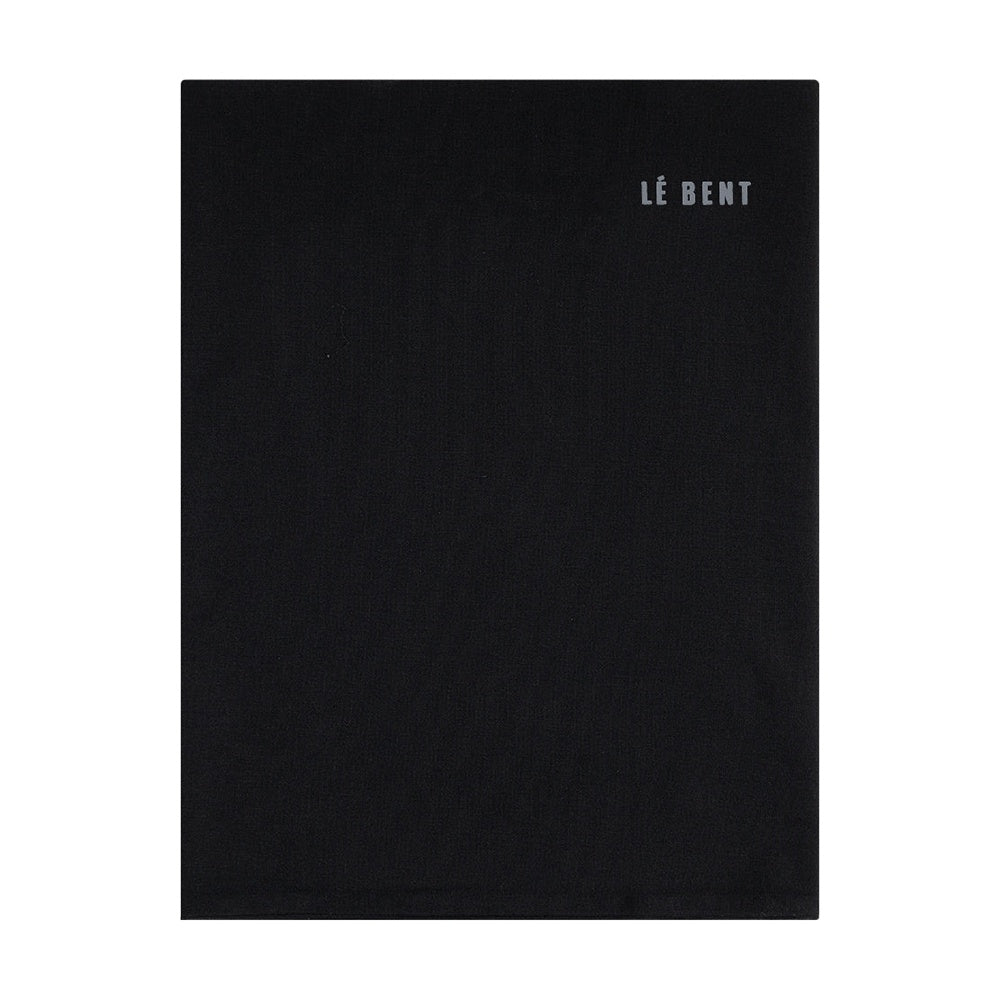 Le Bent Unisex Midweight Neck Gaiter Scarves in Black Color