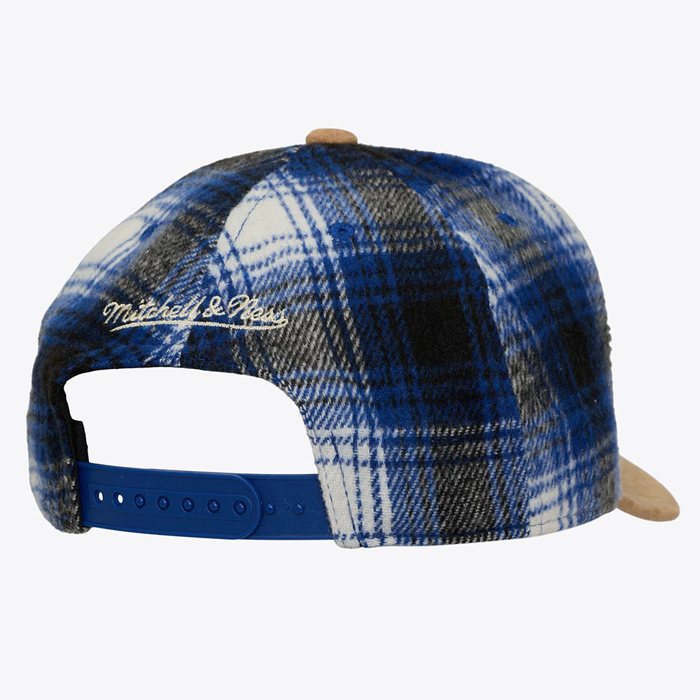 Mitchell And Ness Unisex new york yankees Plaid Out Pro Snpbk Fan Apparel in Blue Color