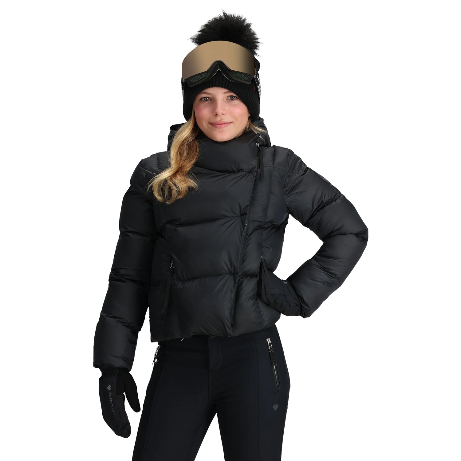 Obermeyer Kids Isla Jacket Skiing & Snowboarding Jackets in Black Color