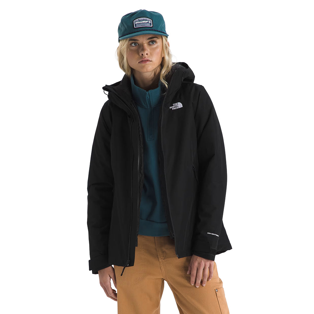 The North Face Womens Carto Mono Tricl City Coats in Black Color