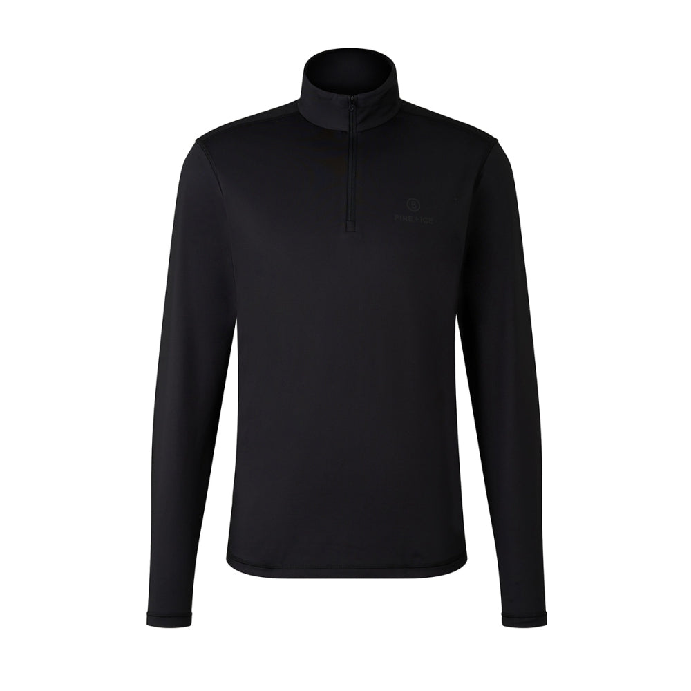 Fire & Ice Mens Pascal Tneck Midlayer in Black Color