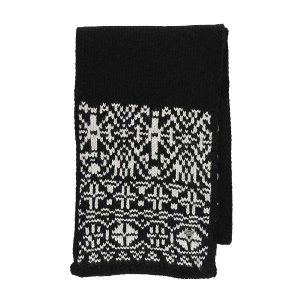 Chaos Womens Bono Scarf Scarves in Black Color