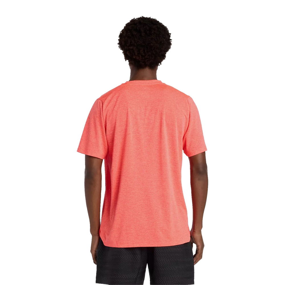 New Balance Mens Athletics Tshirt Tops in Red Color