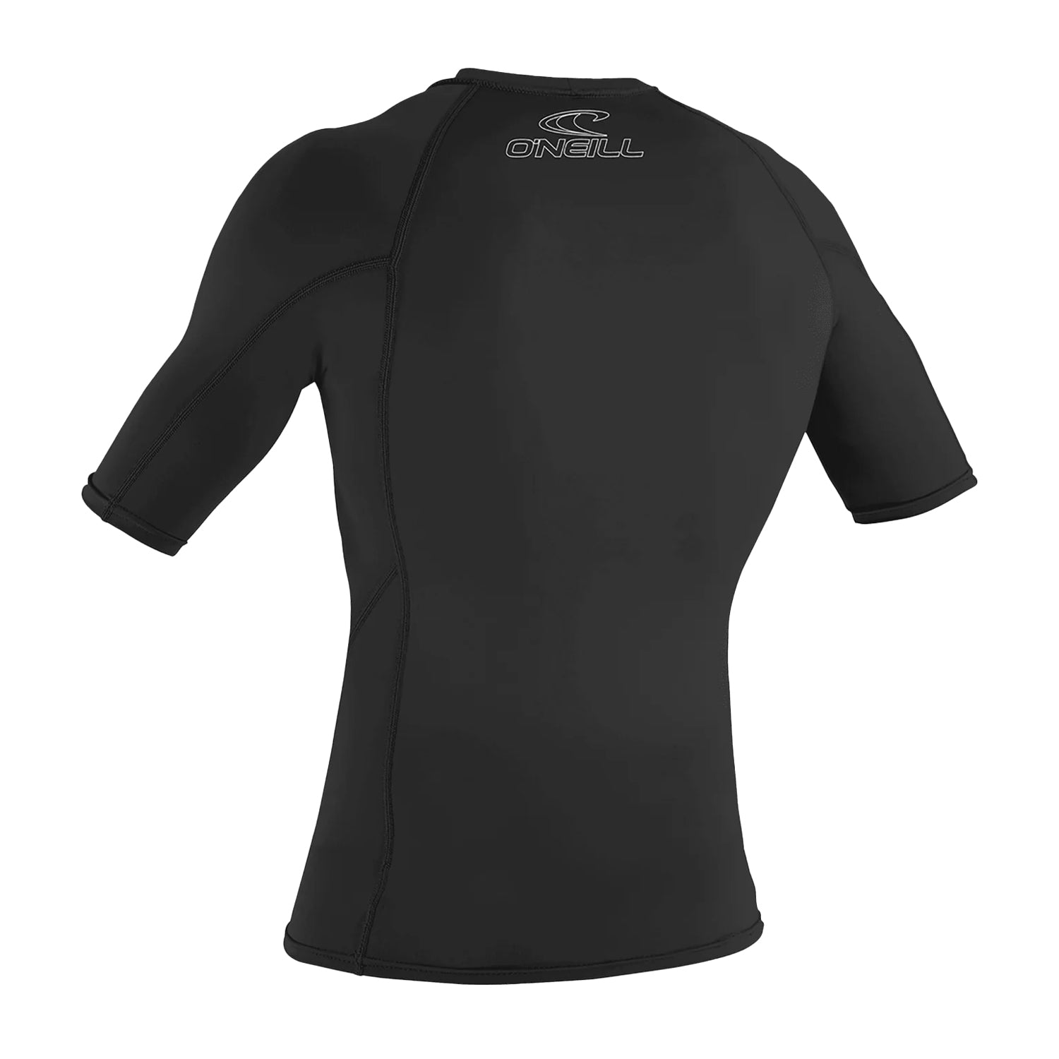 O'Neill Mens Skins S/S Crew Swimsuits in Black Color