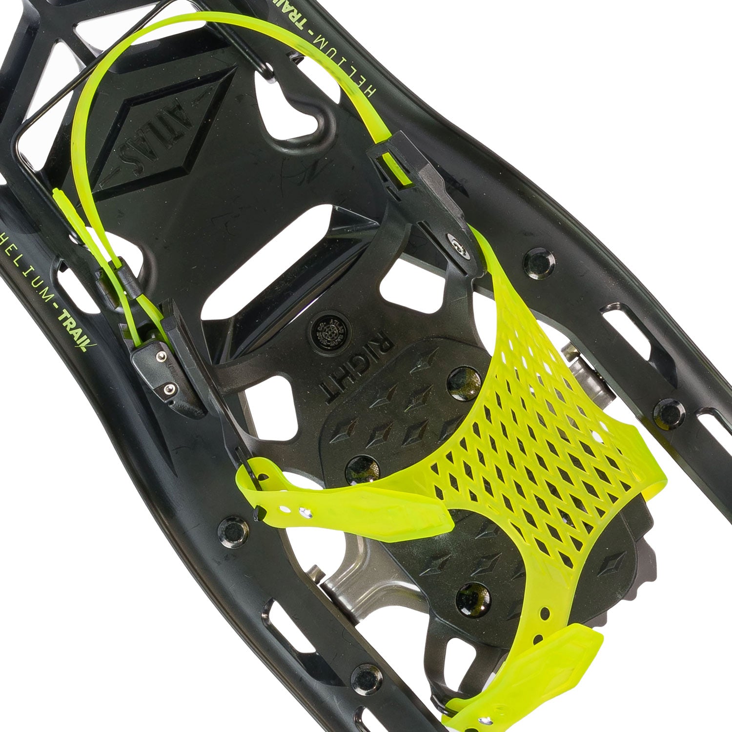 Atlas Snow-Shoe Company Unisex Helium Trail Unisex Snowshoes in Black Color