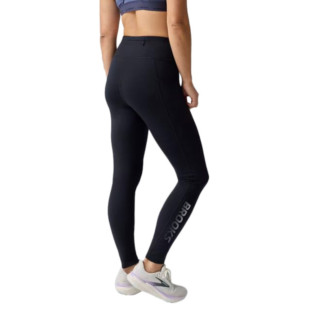 Brooks Womens Momentum Thermal Tight 2 Tights in Grey Color