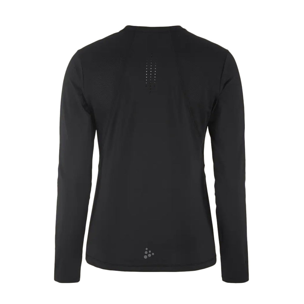 Craft Womens Adv Ess Ls Tee 2 Tops in Black Color